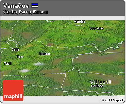 Satellite Panoramic Map of Vanaõue