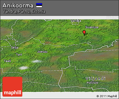 Satellite Panoramic Map of Anikoorma