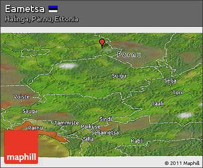 Satellite Panoramic Map of Eametsa