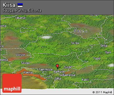 Satellite Panoramic Map of Kiisa