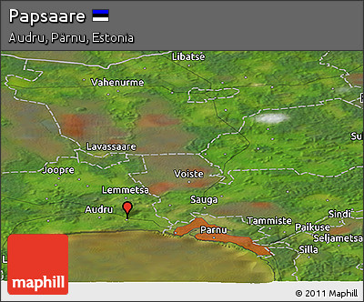 Satellite Panoramic Map of Papsaare
