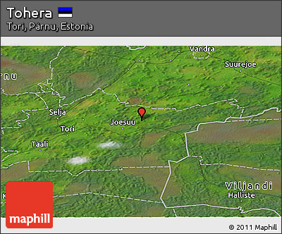 Satellite Panoramic Map of Tohera
