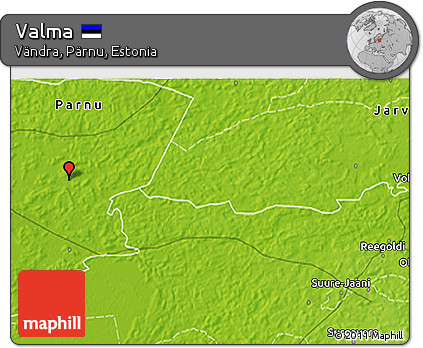 Physical 3D Map of Valma