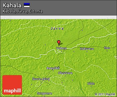 Physical 3D Map of Kahala