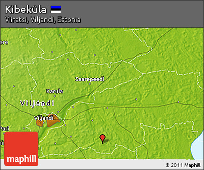 Physical 3D Map of Kibeküla