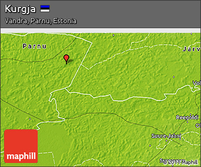 Physical 3D Map of Kurgja