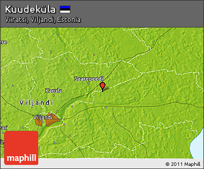 Physical 3D Map of Kuudeküla