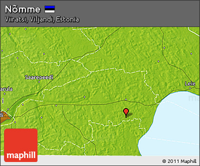 Physical 3D Map of Nõmme