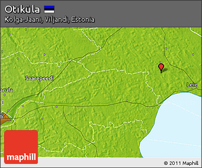 Physical 3D Map of Otiküla