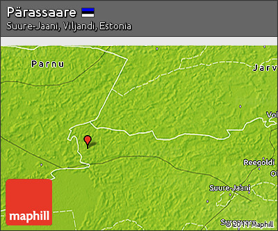 Physical 3D Map of Pärassaare