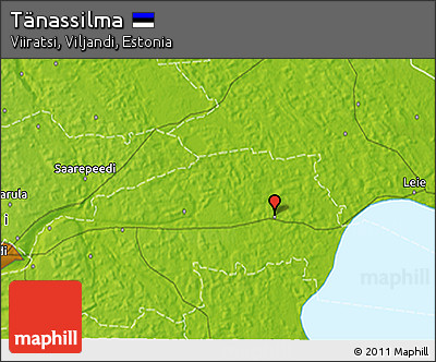 Physical 3D Map of Tänassilma