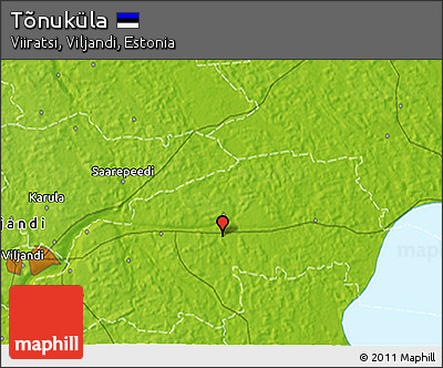 Physical 3D Map of Tõnuküla