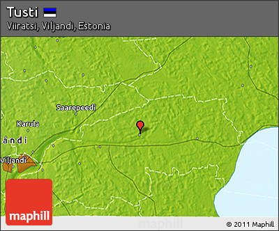 Physical 3D Map of Tusti