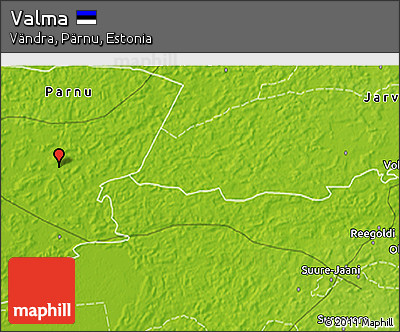 Physical 3D Map of Valma
