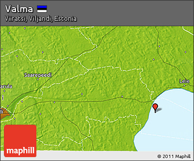 Physical 3D Map of Valma