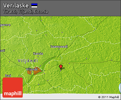 Physical 3D Map of Verilaske