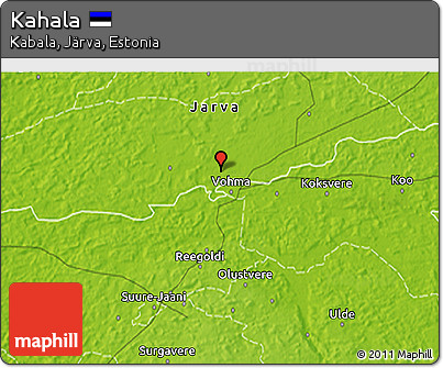 Physical 3D Map of Kahala