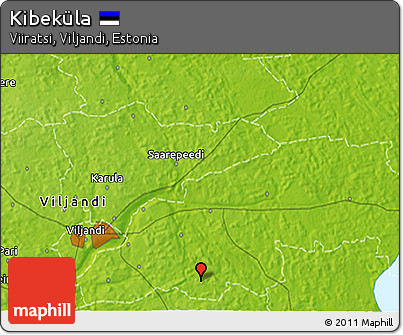 Physical 3D Map of Kibeküla