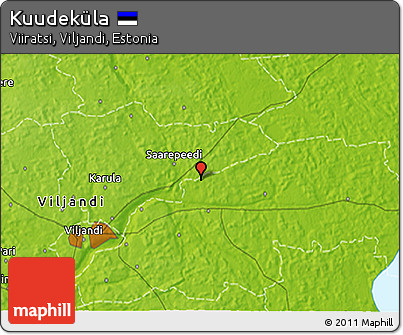 Physical 3D Map of Kuudeküla