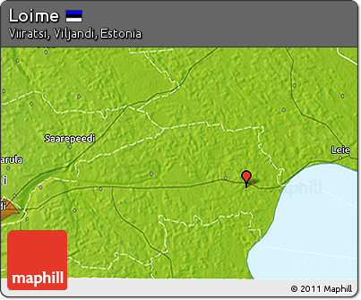 Physical 3D Map of Loime