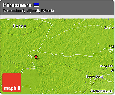 Physical 3D Map of Pärassaare