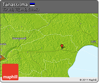 Physical 3D Map of Tänassilma