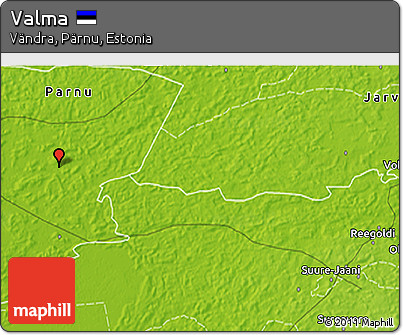 Physical 3D Map of Valma