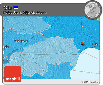 Political 3D Map of Oiu