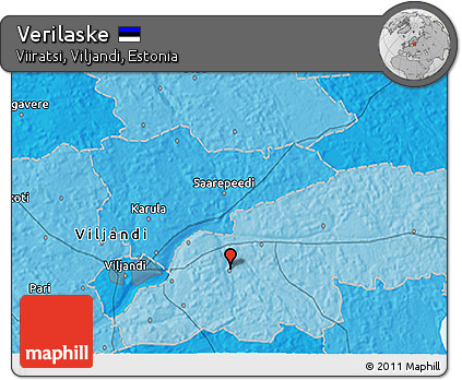 Political 3D Map of Verilaske