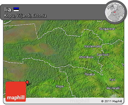 Satellite 3D Map of Iia