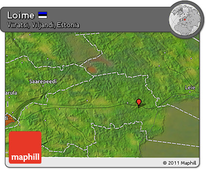 Satellite 3D Map of Loime