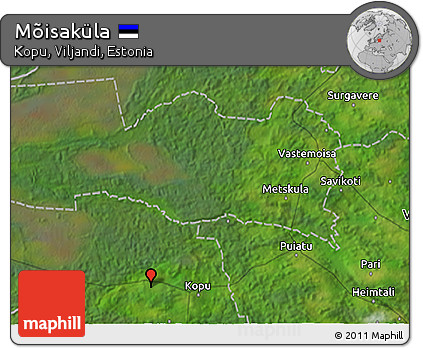 Satellite 3D Map of Mõisaküla