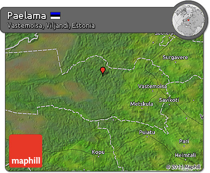 Satellite 3D Map of Paelama