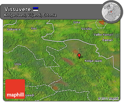 Satellite 3D Map of Vissuvere