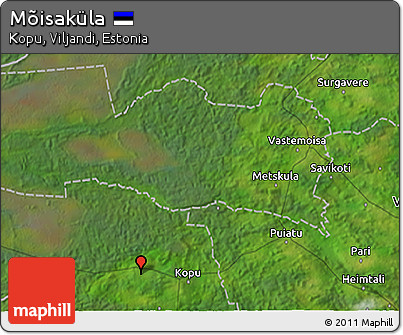 Satellite 3D Map of Mõisaküla