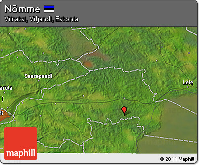 Satellite 3D Map of Nõmme