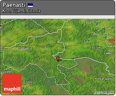 Satellite 3D Map of Paenasti