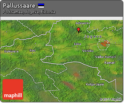 Satellite 3D Map of Pällussaare