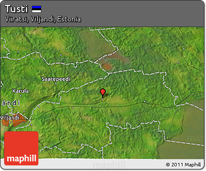 Satellite 3D Map of Tusti