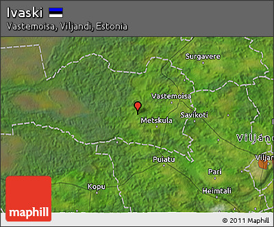 Satellite 3D Map of Ivaski