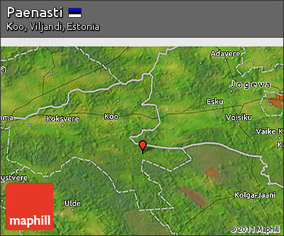 Satellite 3D Map of Paenasti