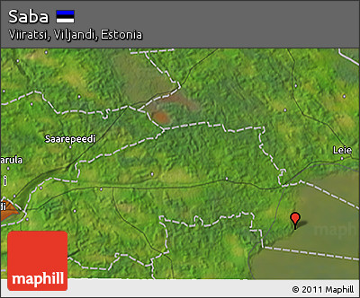 Satellite 3D Map of Saba