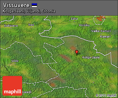 Satellite 3D Map of Vissuvere
