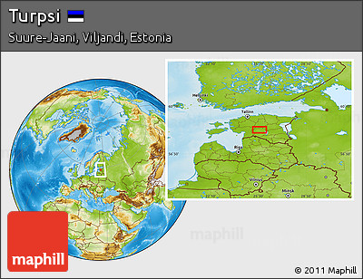 Physical Location Map of Turpsi