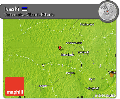 Physical Map of Ivaski