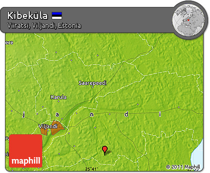 Physical Map of Kibeküla