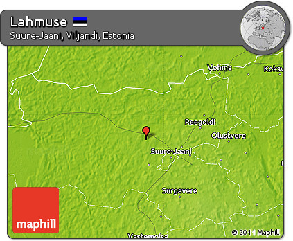 Physical Map of Lahmuse