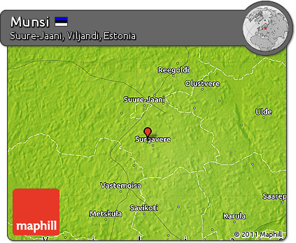 Physical Map of Munsi