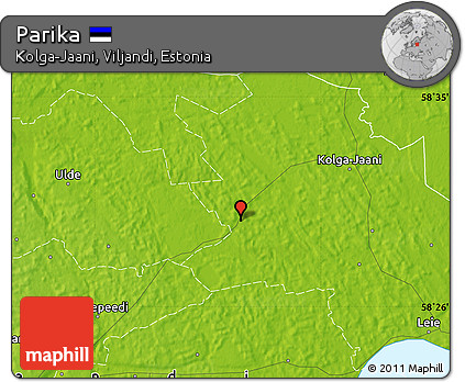 Physical Map of Parika