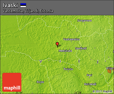 Physical Map of Ivaski